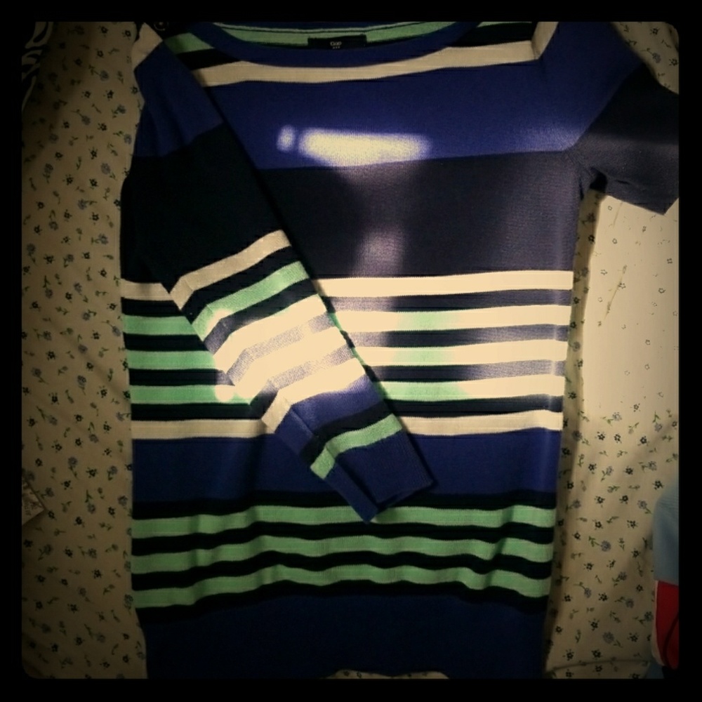 GAP sailor girl  boatneck sweater